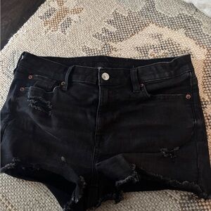American Eagle Outfitters Black Jean Shorts